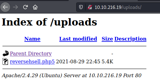 uploaded file